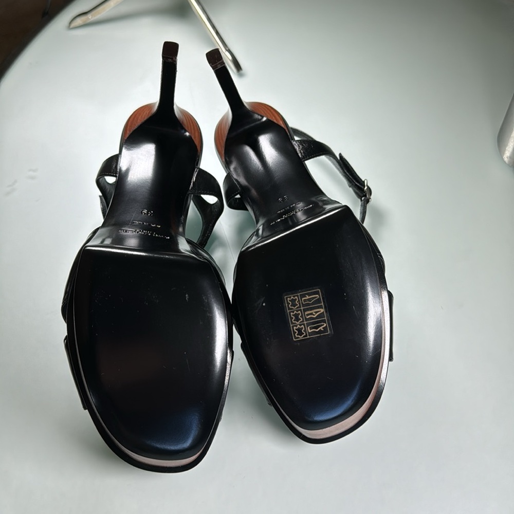 Saint Laurent Bianca high heeled sandals - Picture 3 of 8